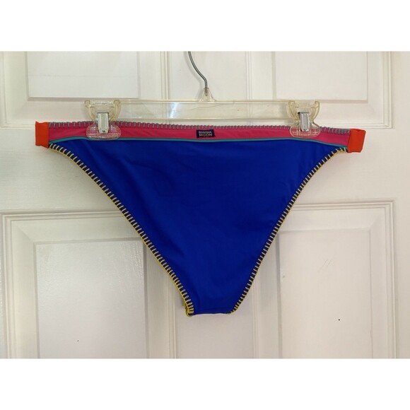Banana Moon Side Hipster Bikini Bottom FR 44 US XL/XXL Blue NEW Colorful - Picture 2 of 6